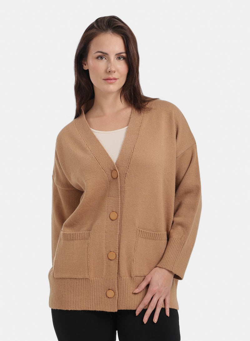 Carina V-Neck Lounge Cardigan - Image 1